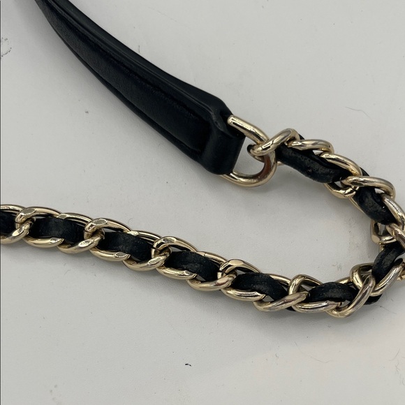 Tory Burch Black Quilted Shoulder Bag with Chain Strap - Picture 6 of 9